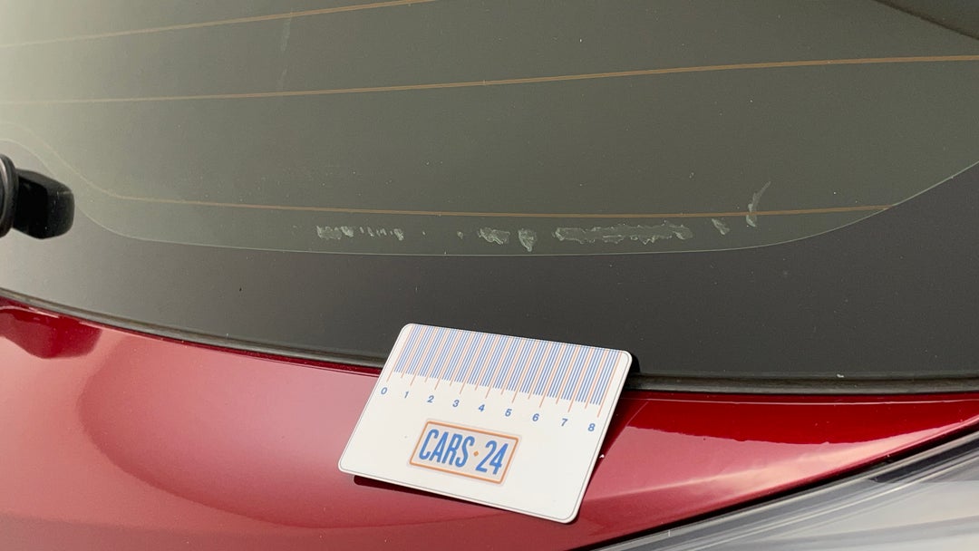 Windshield Rear Tinting scratched