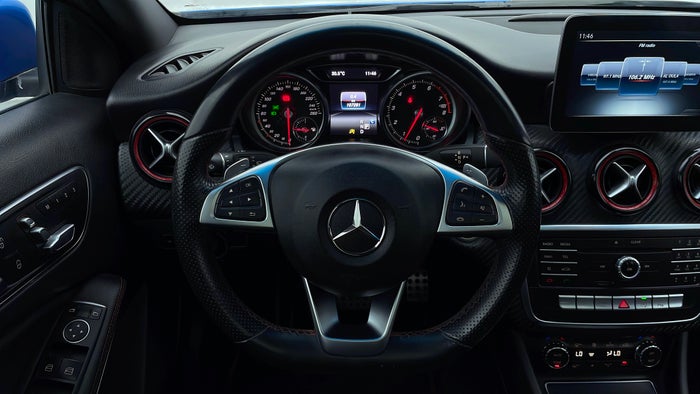 MERCEDES BENZ A 250-Steering Wheel Close-up