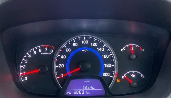 2013 Hyundai Grand i10 MAGNA 1.2 VTVT, Petrol, Manual, 50,310 km, Odometer Image