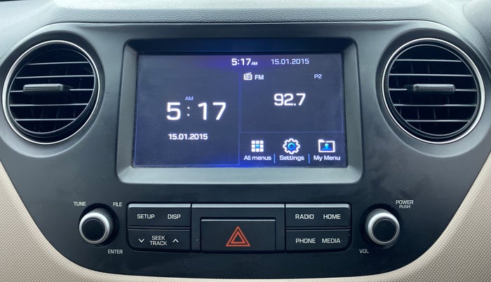 2018 Hyundai Xcent SX 1.2, Petrol, Manual, 11,162 km, Infotainment System