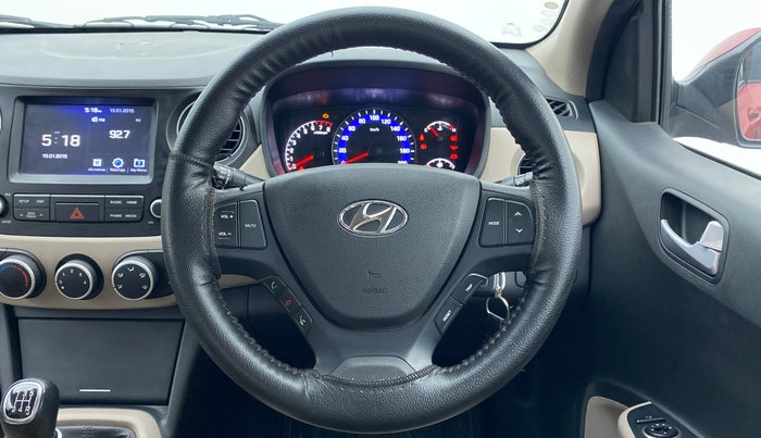 2018 Hyundai Xcent SX 1.2, Petrol, Manual, 11,162 km, Steering Wheel Close Up