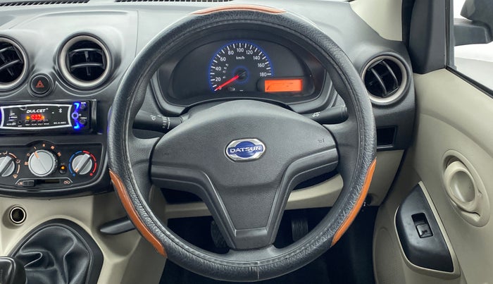 2016 Datsun Go T, Petrol, Manual, 12,476 km, Steering Wheel Close Up
