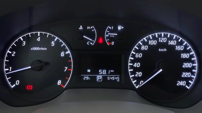 NISSAN SENTRA-Odometer View