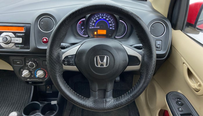 2015 Honda Brio 1.2 S MT I VTEC, Petrol, Manual, 31,298 km, Steering Wheel Close Up