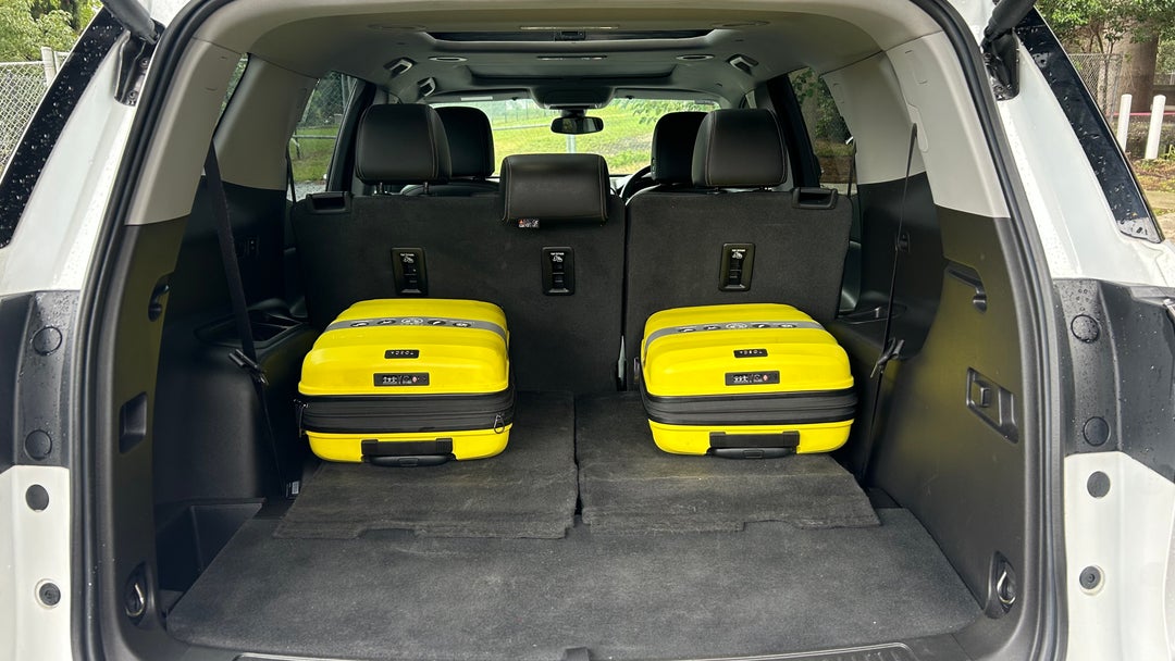 Boot Inside View with Luggage