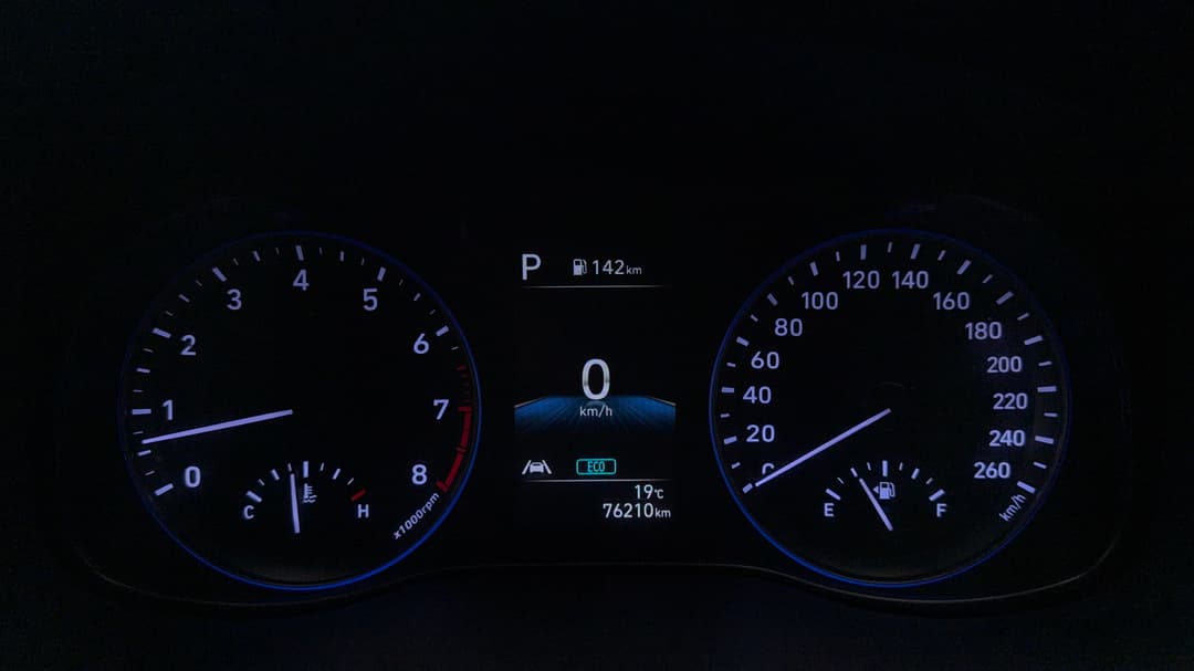 2022 Hyundai Kona (FWD), Automatic, 76210 km, Odometer View