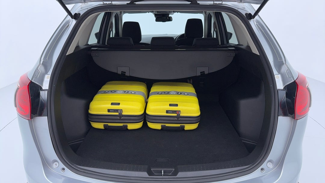 Boot Inside View with Luggage