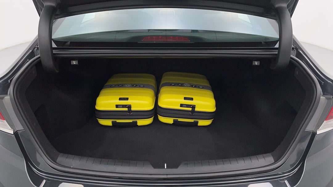 Boot Inside View with Luggage