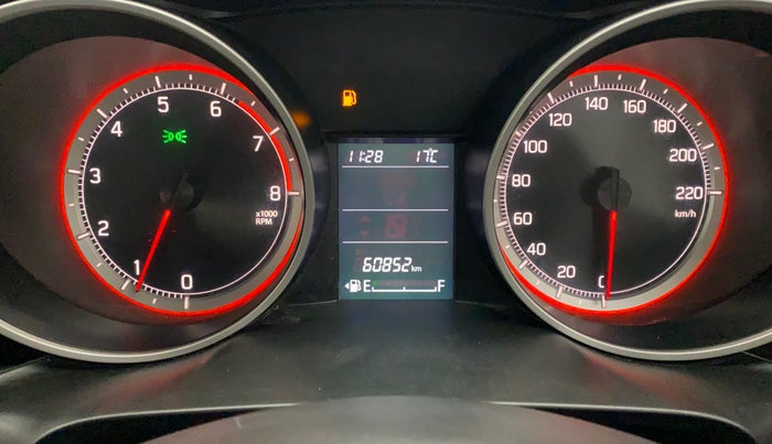 2018 Maruti Swift ZXI PLUS, Petrol, Manual, 60,852 km, Odometer Image
