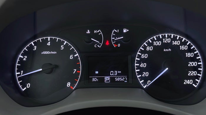 NISSAN SENTRA-Odometer View