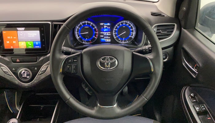 2020 Toyota Glanza V MT PETROL, Petrol, Manual, 18,734 km, Steering Wheel Close Up