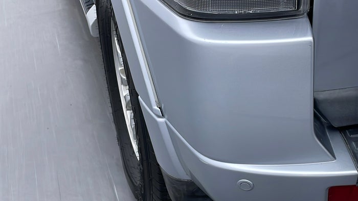 MITSUBISHI PAJERO-Bumper Rear Scratch