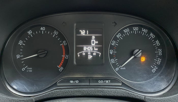 2017 Skoda Rapid AMBITION 1.6 MPFI MT, Petrol, Manual, 84,381 km, Odometer Image