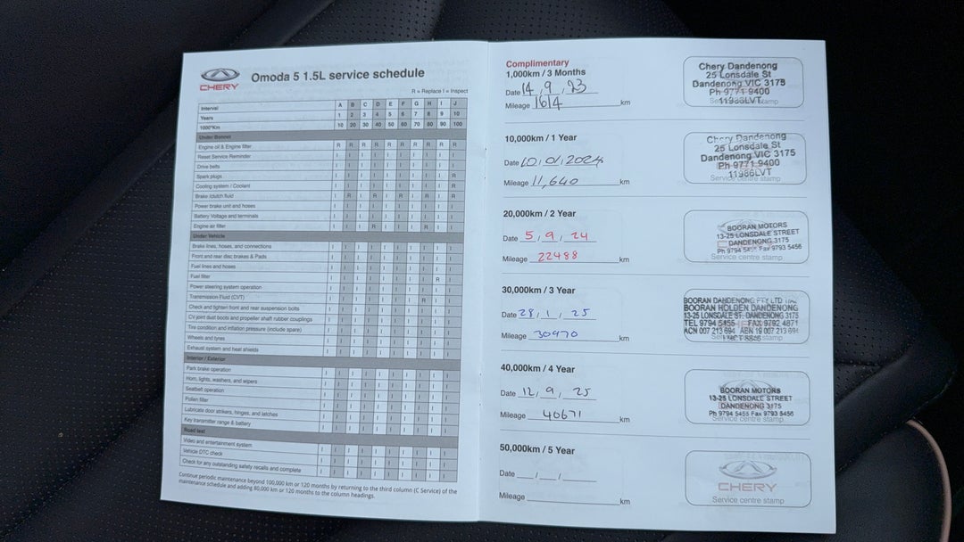 Service History