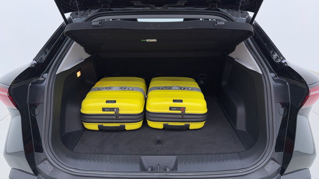 Boot Inside View with Luggage
