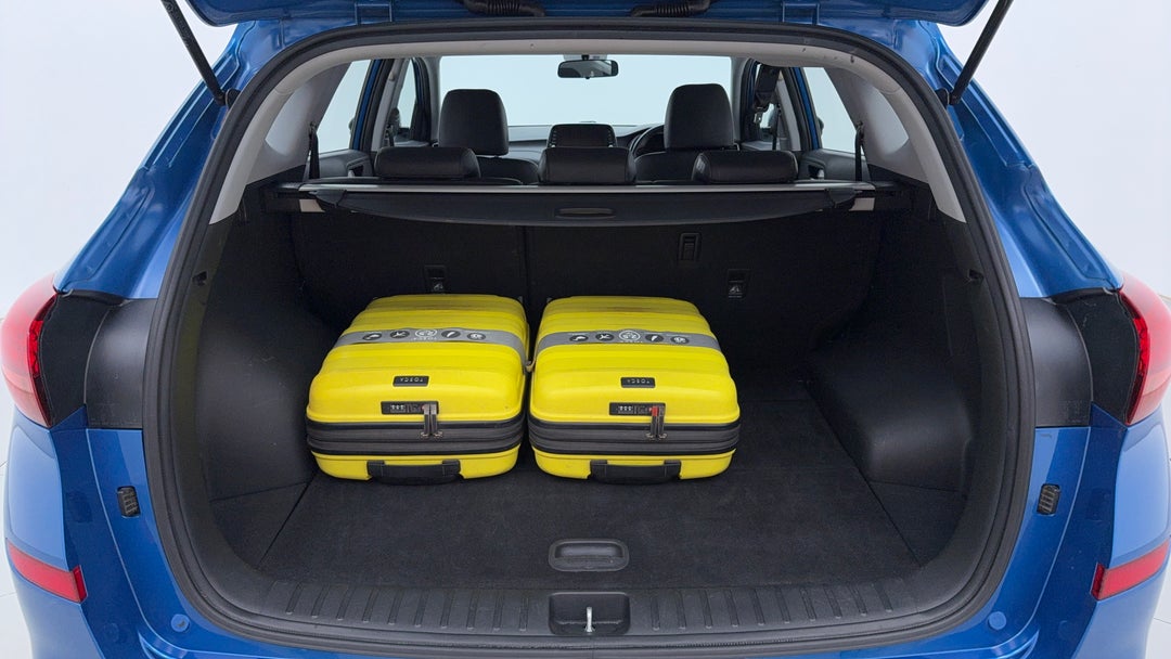 Boot Inside View with Luggage