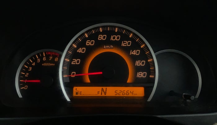 2016 Maruti Wagon R 1.0 VXI AMT, Petrol, Automatic, 52,477 km, Odometer Image