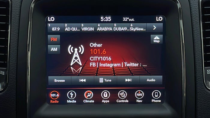 DODGE DURANGO-Infotainment System