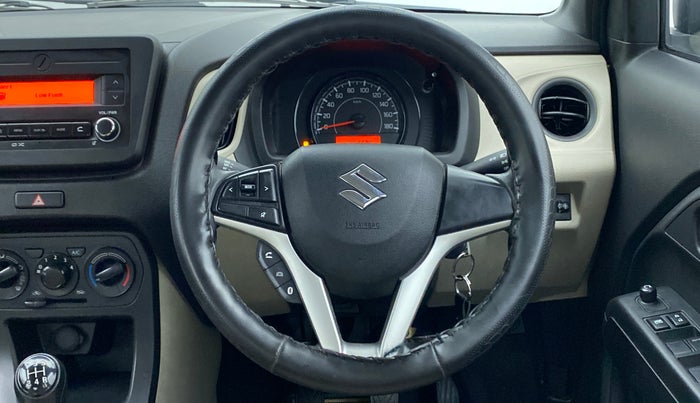 2020 Maruti New Wagon-R VXI 1.2L, Petrol, Manual, 5,639 km, Steering Wheel Close Up