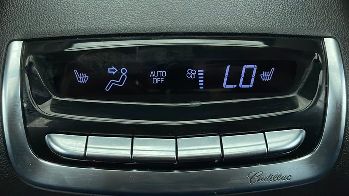 CADILLAC XT6-Rear AC Temperature Control