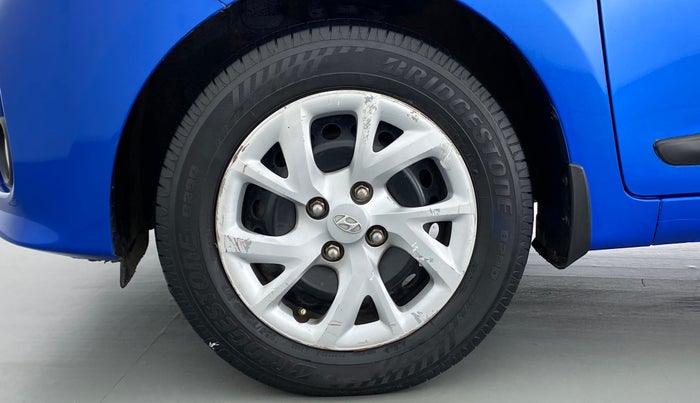 2017 Hyundai Grand i10 SPORTZ 1.2 KAPPA VTVT, Petrol, Manual, 69,711 km, Left Front Wheel