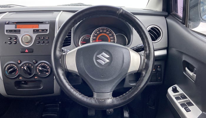 2011 Maruti Wagon R 1.0 VXI, Petrol, Manual, 46,083 km, Steering Wheel Close Up
