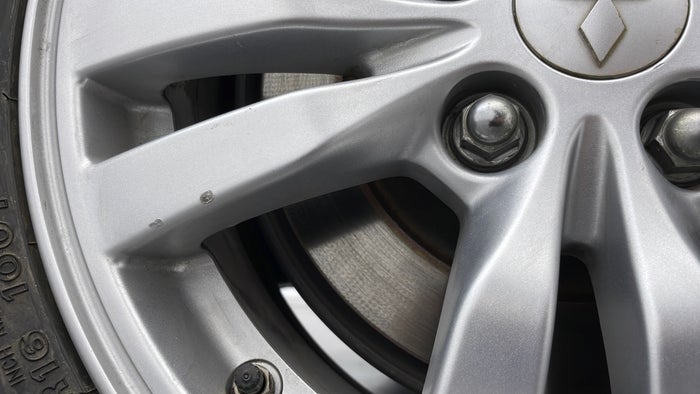 MITSUBISHI OUTLANDER-Alloy Wheel LHS Rear Scratch