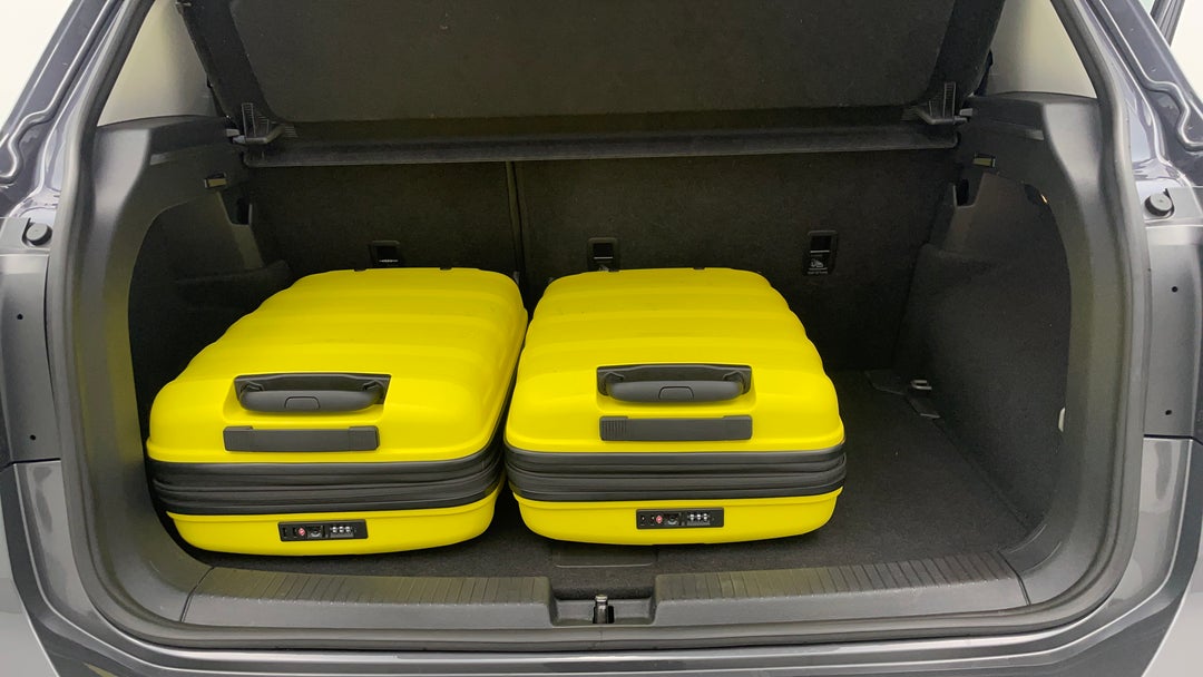 Boot Inside View with Luggage