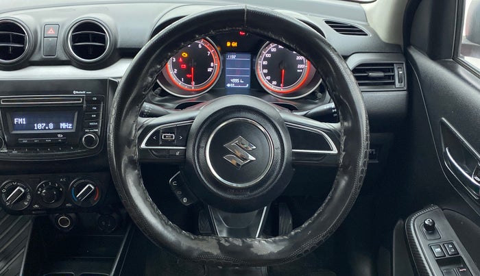 2019 Maruti Swift VXI D, Petrol, Manual, 50,041 km, Steering Wheel Close Up