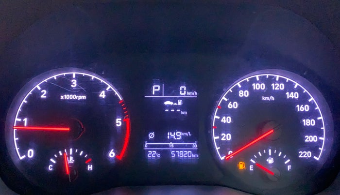 2018 Hyundai Verna 1.6 CRDI SX + AT, Diesel, Automatic, 58,237 km, Odometer Image
