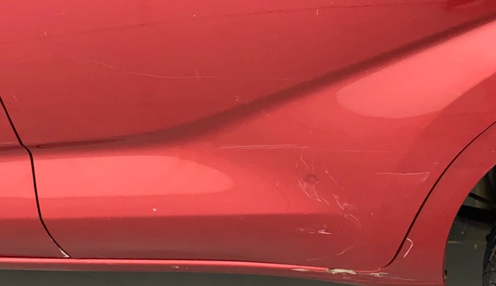 2018 Datsun Redi Go T (O), Petrol, Manual, 30,224 km, Rear left door - Minor scratches