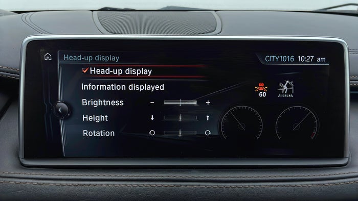 BMW X6-Heads Up Display