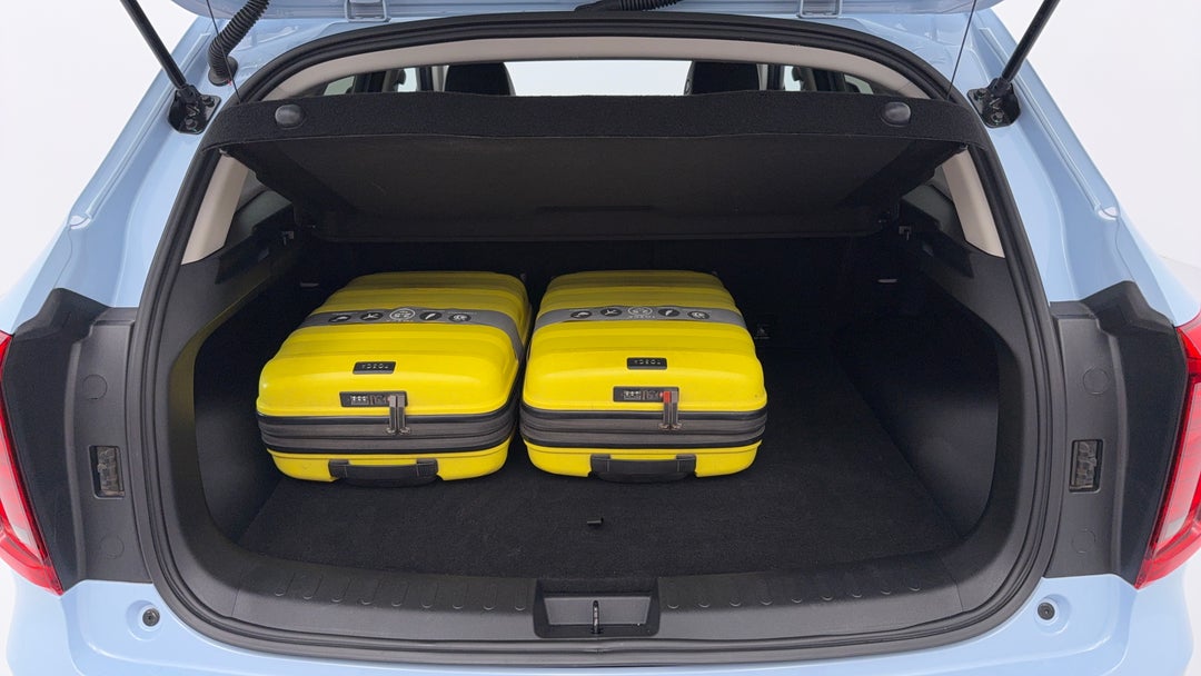 Boot Inside View with Luggage