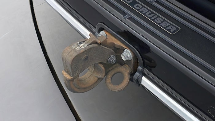 TOYOTA LAND CRUISER-Bumper Rear Tow Hook Rust