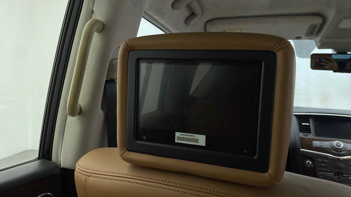 NISSAN PATROL-Infotainment System Passenger Display Headphone Missing