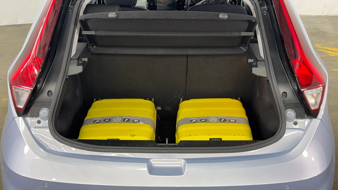 Boot Inside View with Luggage