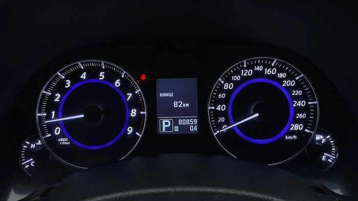 INFINITI QX70-Odometer View