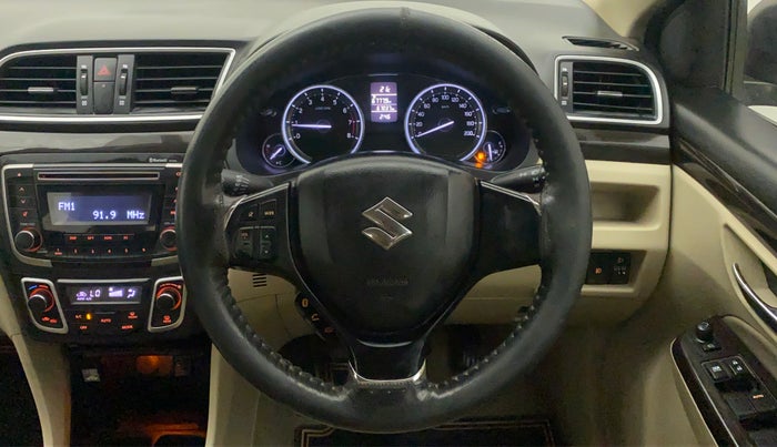 2017 Maruti Ciaz ZETA 1.4  MT PETROL, Petrol, Manual, 67,037 km, Steering Wheel Close Up
