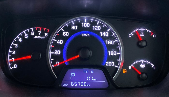 2015 Hyundai Grand i10 ASTA 1.2 AT VTVT, Petrol, Automatic, 65,802 km, Odometer Image