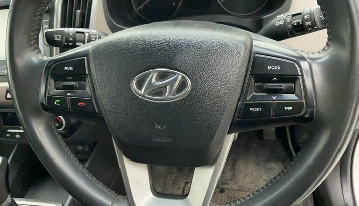 2017 Hyundai Creta SX PLUS AT 1.6 PETROL, Petrol, Automatic, 96,632 km, Steering wheel - Sound system control not functional