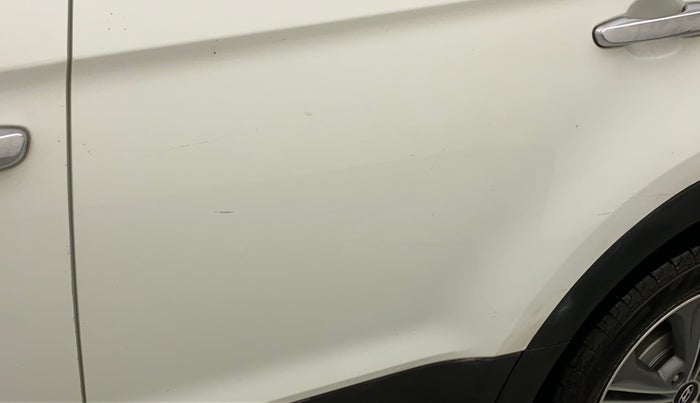 2017 Hyundai Creta SX PLUS AT 1.6 PETROL, Petrol, Automatic, 96,632 km, Rear left door - Minor scratches