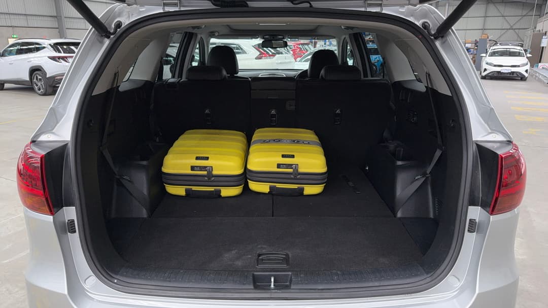 Boot Inside View with Luggage