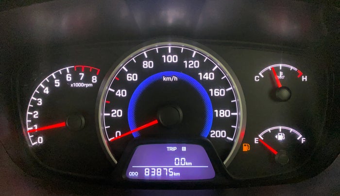 2014 Hyundai Grand i10 MAGNA 1.2 VTVT, Petrol, Manual, 83,937 km, Odometer Image