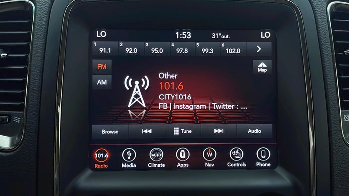 DODGE DURANGO-Infotainment System