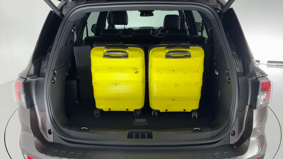 2023 Ford Everest Platinum (4WD), Automatic, 23482 km, Boot Inside View with Luggage