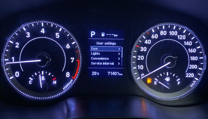 2019 Hyundai VENUE 1.0 TURBO GDI SX+ AT, Petrol, Automatic, 71,423 km, Odometer Image