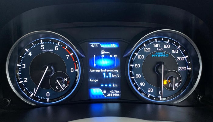 2019 Maruti Ertiga ZXI Plus SHVS, Petrol, Manual, 28,363 km, Odometer Image
