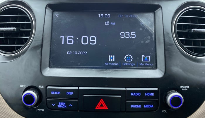2019 Hyundai Grand i10 SPORTZ 1.2 KAPPA VTVT, Petrol, Manual, 32,723 km, Infotainment System