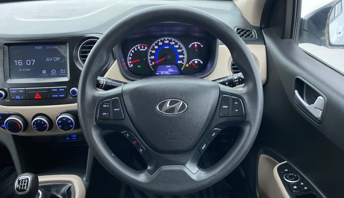 2019 Hyundai Grand i10 SPORTZ 1.2 KAPPA VTVT, Petrol, Manual, 32,723 km, Steering Wheel Close Up