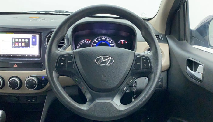 2016 Hyundai Grand i10 SPORTZ 1.2 KAPPA VTVT, Petrol, Manual, 16,157 km, Steering Wheel Close Up